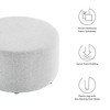 Modway Callum Large 29 in. Round Woven Heathered Fabric Upholstered Ottoman - 4 of 4