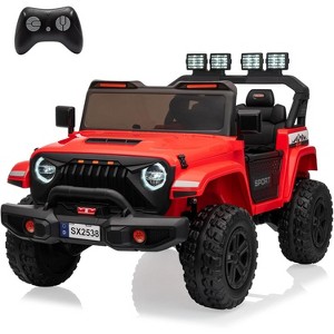 24V Power Wheel 2 Seater Kids Ride On Car,Parent Remote Control,4WD 800W Motor,3 Adjustable Speeds for Ages 3+ - 1 of 4