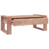 vidaXL Solid Teak Wood Coffee Table - Colonial-Style Wooden Table with Sturdy Hardwood Top - 3 of 4