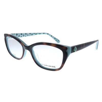 Kate Spade KS ARABEL 2NL Womens Rectangle Eyeglasses Havana Green 49mm