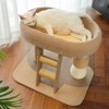 Indoor cat climbing frame, cat tree tower, cat house activity center furniture with grab poles, climbing ladder - 2 of 4
