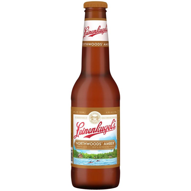 Leinenkugel Northwoods Lager Beer - 6pk/12 fl oz Cans, 4 of 5
