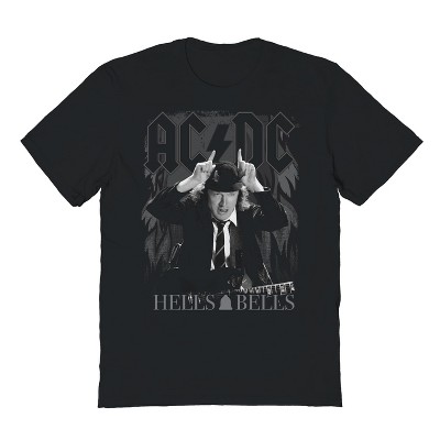 Acdc Men's Bell Short Sleeve Graphic Cotton T-Shirt