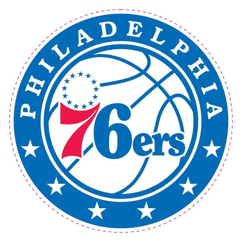 NBA Philadelphia 76ers Single Shade Bar Lamp - 14 inch, 3 of 5