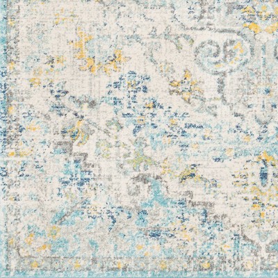 Elegance Comfort 24" Gray Synthetic Rectangular Rug