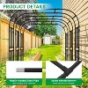 DoCred Garden Arch Trellis for Climbing Plants, 87'' H Large Garden Trellis OutdoorMetal Plant Support Trellis Archway Arbor Tunnel Trellis - 4 of 4