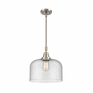 Bell - 1 Light Stem Hung Mini Pendant In Industrial Style-14.13 Inches Tall and 12 Inches Wide - 1 of 1