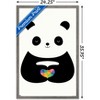 Trends International Andy Westface - Panda Love Framed Wall Poster Prints - 3 of 4