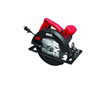 Skilsaw 15-Amp Worm Drive Corded Circular Saw, Red
