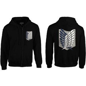 Ripple Junction x Attack on Titan Men's Zip Hoodie Survey Corps - 1 of 4