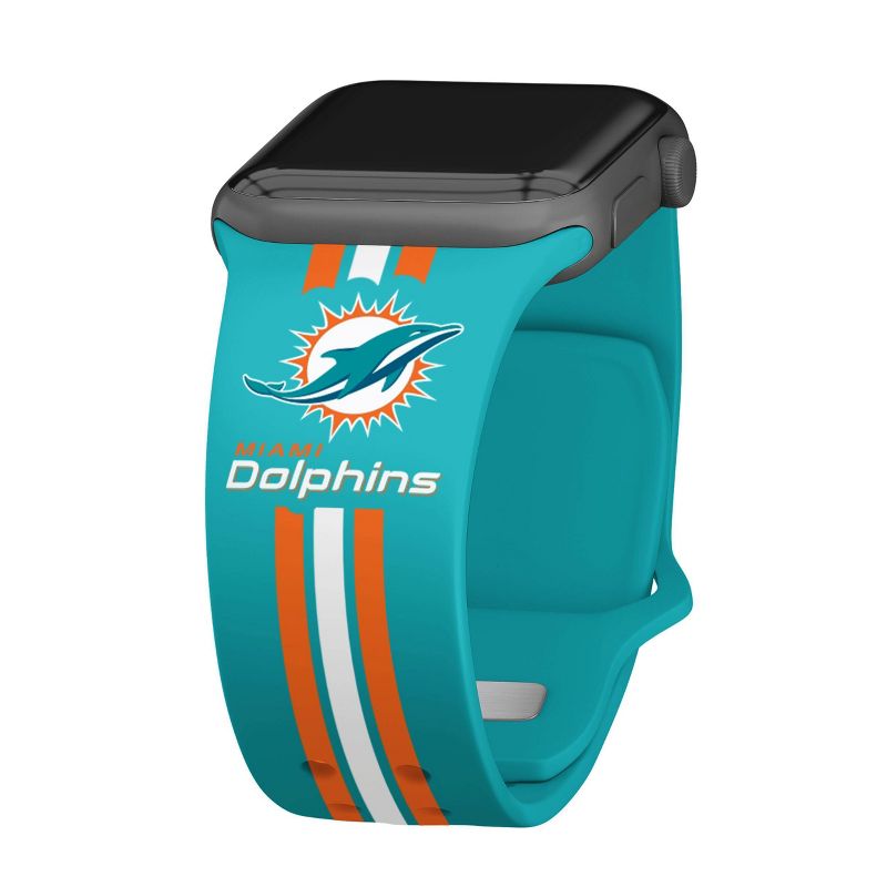NFL Miami Dolphins Wordmark HD Apple Watch Band, 1 of 4
