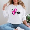 Simply Sage Market Hope Breast Cancer Garment Dyed Long Sleeve - 2 of 4