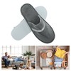 Unique Bargains Gold-Label Coral Fleece Disposable Slippers 1 Pair - 4 of 4