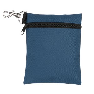 Unique Bargains Oxford Cloth Zipper Professional Golf Tee Pouch 5.5" x 6.7" - 1 of 4