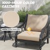 Crestlive Products Outdoor Deep Seat Cushion Set 24 x 24 inch Patio Furniture Cushions with Removable Cover for Chair Sofa Couch - 4 of 4