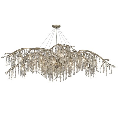 Autumn Twilight Mystic Gold 24-Light Crystal Chandelier