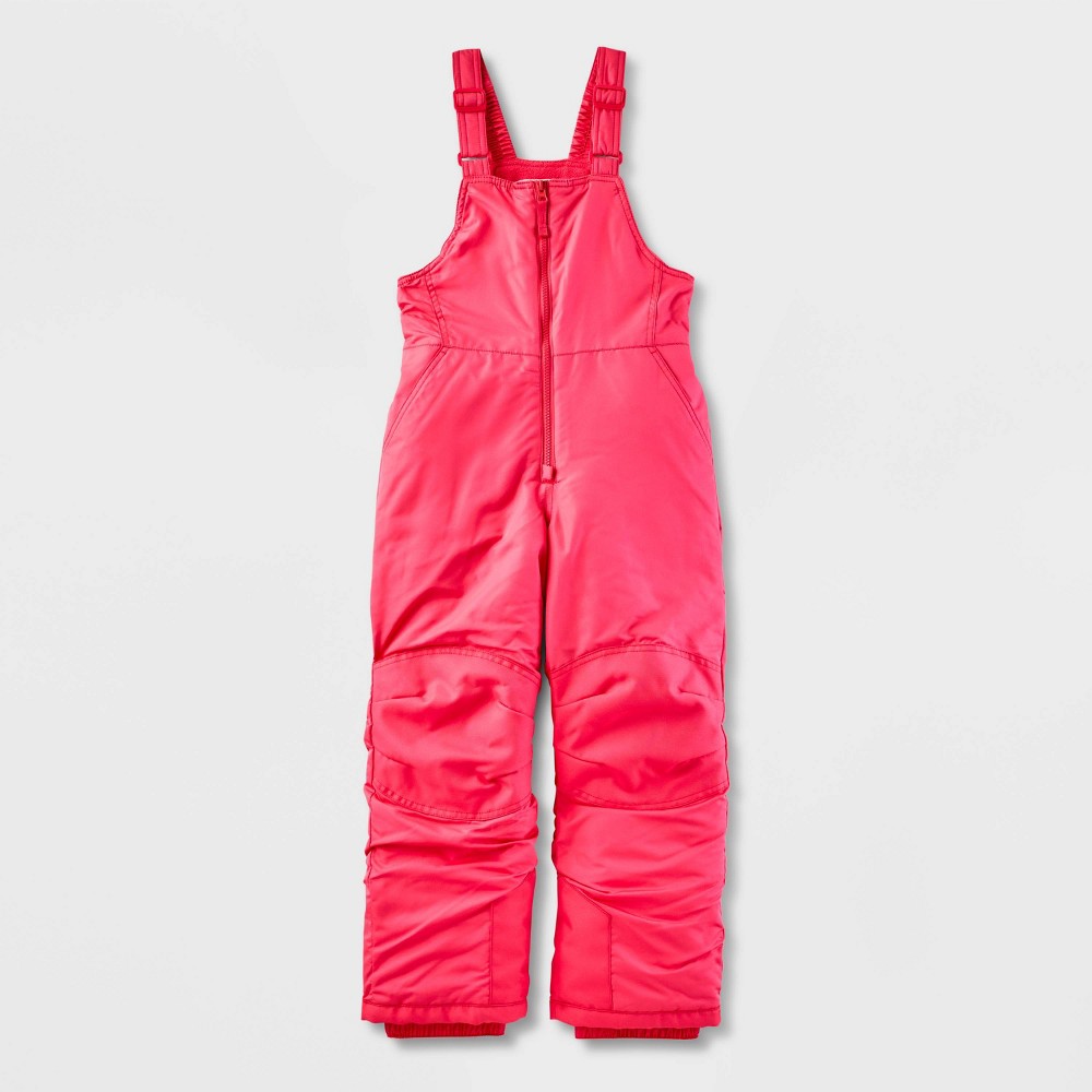Kids' Solid Snow Bib - Cat & Jack™ Pink S