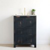 Mshliw 24 Inch Bathroom Vanity with Ceramic Sink, Vintage Style Freestanding Storage Cabinet with 2 Soft-Close Doors and Adjustable Shelf - 2 of 4