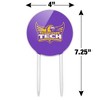 Tennessee Technological University Primary Logo Acrylic Cake Topper Party Decoration for Wedding Anniversary Birthday Graduation - 2 of 4
