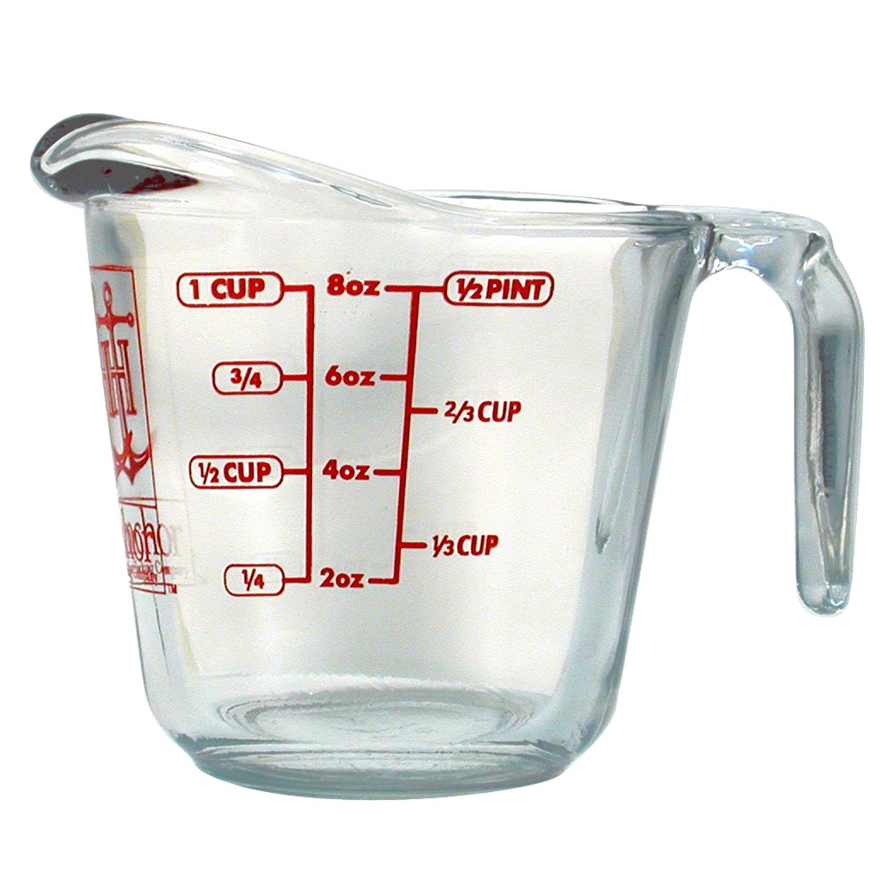 UPC 076440551754 product image for Anchor 8oz Measuring Cup, Measuring Cups | upcitemdb.com