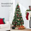 Artificial Christmas Tree With 1000 Branch Tips, 6FT Small Christmas Tree with Foldable Metal Base For Home Office Party Decoration - 3 of 4