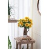 Vynxaria 4-Pack Artificial Yellow Sunflower Bush - 18.9" for Effortless Decor - 2 of 4