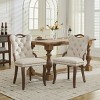 Modern Velvet Dining Chair Set of 2 with Solid Wood Legs, Vintage Copper Nailhead Accent Chairs for Dining Room or Living Room – The Pop Home - 2 of 4