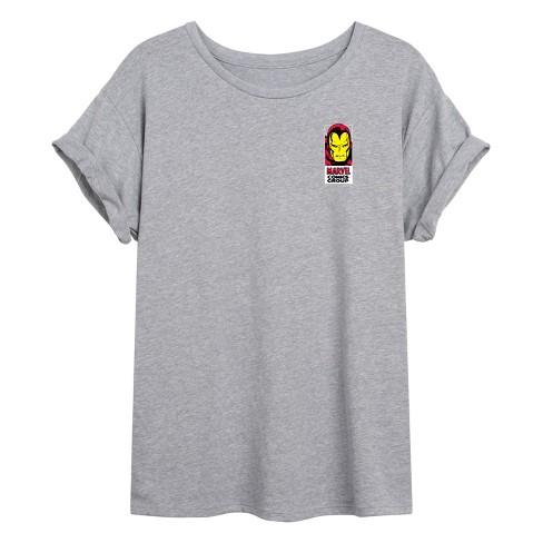 Women's - Marvel - Iron Man Invincible Oversized Oversized Graphic T-Shirt - image 1 of 4