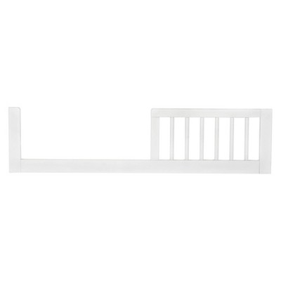 White Wooden Toddler Bed Conversion Rail Kit