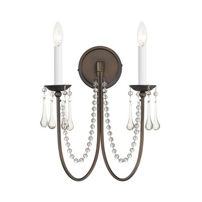 Maxim Lighting Plumette 2 - Light Wall Light in  Chestnut Bronze