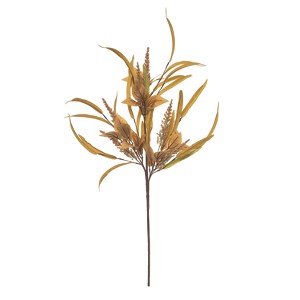 Transpac Artificial 31.89 in. Brown Harvest Rustic Stalks Spray - 1 of 2