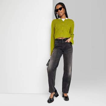 Jessica London Women's Plus Size Curved Hem Crop Stretch Jeans Capri Pants  - 20 W, Black : Target