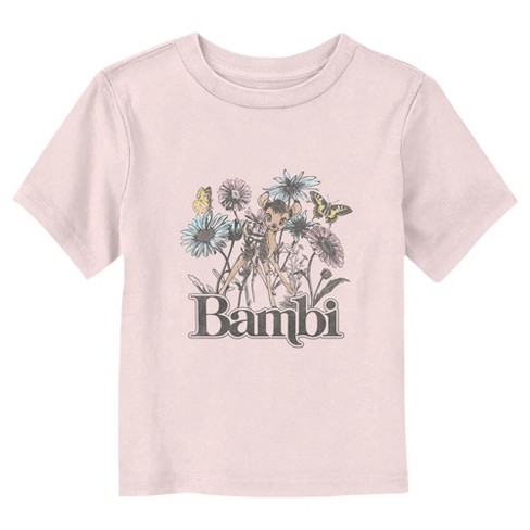 Toddler's Bambi Floral Sketch T-Shirt - image 1 of 3