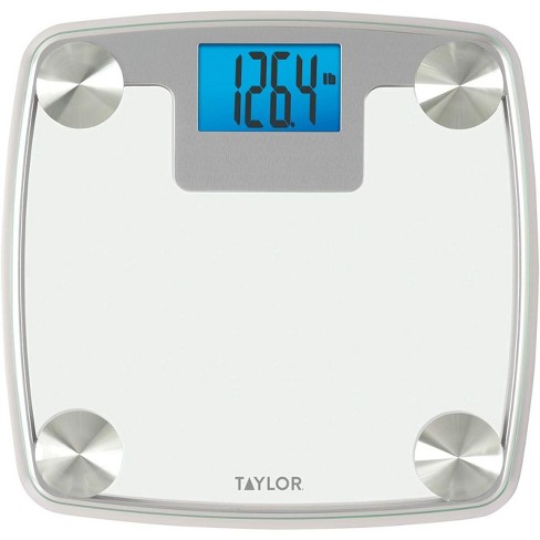 Taylor Precision Analog Scale For Body Weight, Rotating Dial, 330 Lb.  Capacity, Black Textured Mat With Durable Metal Platform : Target