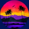 Junior's Design By Humans The Color of Paradise By clingcling T-Shirt - 2 of 3