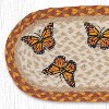 Earth Rugs Botanical Stair Tread – Monarch Butterfly and Foliage Design by Harry W. Smith - 3 of 3