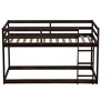 PAGED Twin over Twin Bunk Bed, Modern Wooden Bed Frame with Ladder and Guardrail, Loft Bed for Boy and Girl, Easy Assembly - 4 of 4