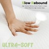 Costway 2Pack Shredded Memory Foam Bed Pillows Bamboo Rayon Cooling Cover 28''x18'' - 4 of 4