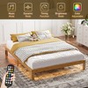Queen Size Wood Platform Bed with Slat Support - 4 of 4