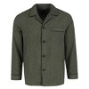 Majestic International Men's Notch Collar Long Sleeve Button Down Pajama Set - 2 of 4