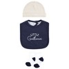Hudson Baby Infant Boy Cotton Layette Set, Navy Beige Gentleman - 3 of 4