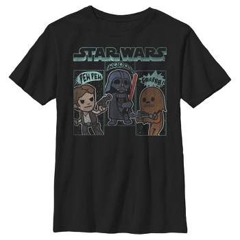Boy's Star Wars Cartoon Sounds T-Shirt
