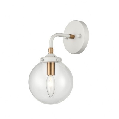 Elk Home Boudreaux 1 - Light Vanity in  Matte White