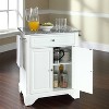 Lafayette Granite Top Portable Kitchen Island/Cart White/Gray - Crosley - 3 of 4