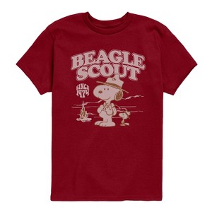 Boys' - Peanuts - Scout Fire Short Sleeve Graphic T-Shirt - 1 of 4