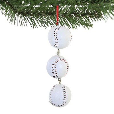 Ganz 4.25 In Sports Ball Swag Ornament Athletic Christmas Sports Tree