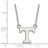 Black Bow Jewelry 10k White Gold Tennessee Volunteers NCAA Necklace 18 Inch - 2 of 4