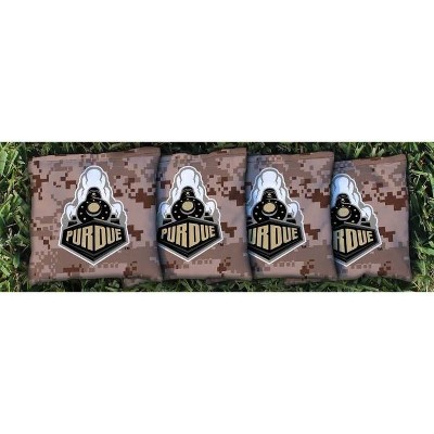 NCAA Purdue Boilermakers Corn-Filled Cornhole Bags Sand - 4pk