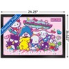 Trends International Hello Kitty and Friends: 24 Tokyo Skate Group Play Framed Wall Poster Prints - 3 of 4