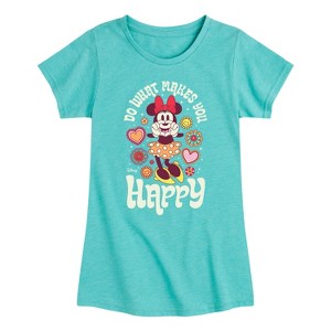 Girls' - Disney - Mickey & Friends Fitted Short Sleeve Graphic T-Shirt - 1 of 4